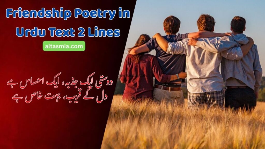 Friendship Poetry in Urdu